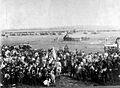 Desfile militar de Aparicio Saravia el 30 de marzo de 1903