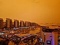 Dust Storm in Gibraltar (Mar 2022) - Sahara Dust
