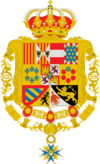 Escudo de armas de Carlos III de España Toisón y Gran Cruz 2.svg