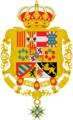 Escudo de armas de Carlos III de España Toisón y Gran Cruz 2