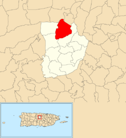 Fránquez, Morovis, Puerto Rico locator map.png