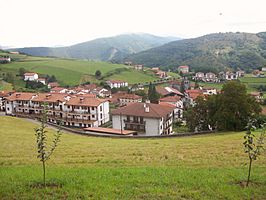Vista de la localidad de Yanci.