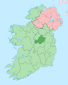 Island of Ireland location map Westmeath