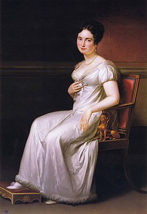 Archivo:JOSÉ DE MADRAZO Y AGUDO - María Sandalia de Acebal y Arratia (Colección particular, 1820)
