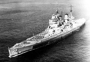 Archivo:King George V class battleship 1945