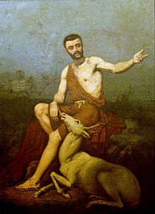 Léon Pallière - Sertório e sua corça, 1849.jpg