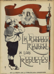 Archivo:La Bandera Regional a los Requetés