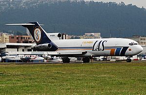 Archivo:Lineas Aereas Suramericanas Boeing 727-2X3(F); HK-4354@UIO;22.06.2008 514bn (4276333230)