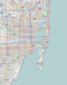 Location map Miami