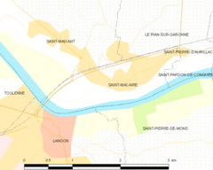 Map commune FR insee code 33435.png