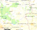 Map commune FR insee code 85094