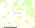 Map commune FR insee code 89272