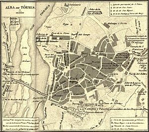 Archivo:Mapa de Alba de Tormes, 1867, por Francisco Coello