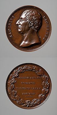 Archivo:Medalla conmemorativa Lagrange. Museo Thorvaldsen (Dinamarca)