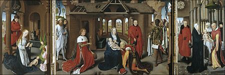 Archivo:Memling - Adoration of the Magi Triptych