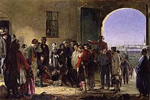 Archivo:Nightingale receiving the Wounded at Scutari by Jerry Barrett