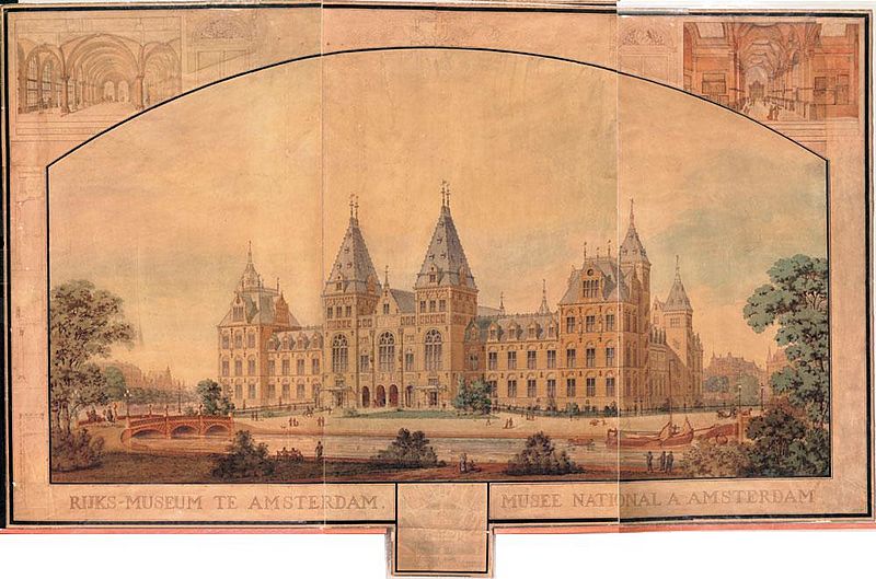 P.J.H. Cuypers Rijksmuseum perspective