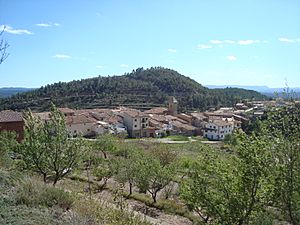 Archivo:Panorámica de Fuentes de Rubielos, comarca Gúdar-Javalambre (Teruel)