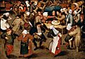 Pieter Brueghel the Younger - The Wedding Dance in a Barn - WGA3636