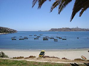 Archivo:Playa La Herradura, Coquimbo, Región de Coquimbo