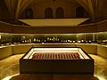 Sala con objetos de la cultura Quimbaya, Museo de América, Madrid, España, 2016