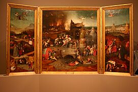 Temptations of St. Anthony (triptych) - Hieronimus Bosch - c. 1500 - oil on oak