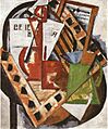 Udaltsova. Cubist composition. 1915