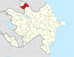 Zagatala District in Azerbaijan.svg