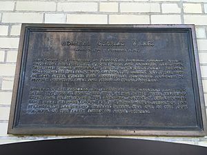 Archivo:Admiral Charles Wilkes plaque at United States National Arboretum