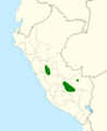 Amazilia viridicauda map