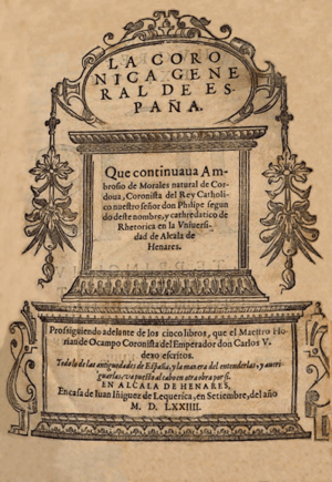 Archivo:Ambrosio de Morales (1574) Crónica General de España
