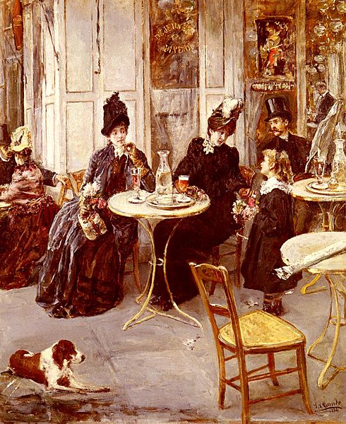 Au café de Eduardo León Garrido