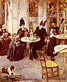 Au café de Eduardo León Garrido