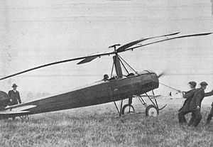 Archivo:Autogyro at Farnborough, 1925 (Our Generation, 1938)