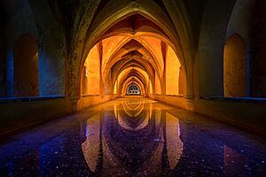 Archivo:Baths of Maria de Padilla, Alcázar of Seville