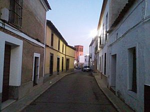 Archivo:Calle de Salvatierra de los Barros. Enero de 2017