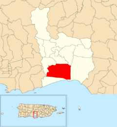Cintrona, Juana Díaz, Puerto Rico locator map.png