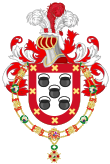 Coat of Arms of Armando Calderón Sol and Rafael Ángel Calderón Fournier (Order of Isabella the Catholic).svg