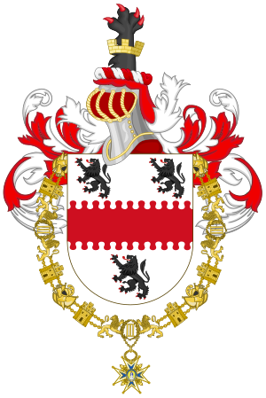 Archivo:Coat of Arms of Patricio Aylwin (Order of Charles III)