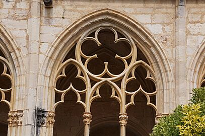 Detall finestre claustre 3