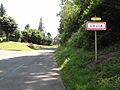 Erlon (Aisne) city limit sign