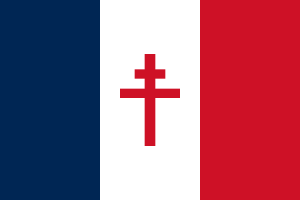 Archivo:Flag of Free France (1940-1944)