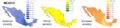 Geographic ancestry distribution of Mexico