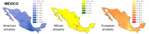 Archivo:Geographic ancestry distribution of Mexico