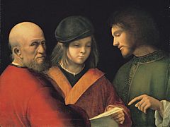 Giorgione - Three Ages of Man - Palazzo Pitti