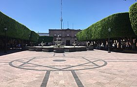 Jardín Guerrero, Santiago de Querétaro, México