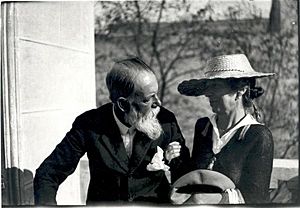 Archivo:Joaquín Sorolla y Clotilde, 1922-23