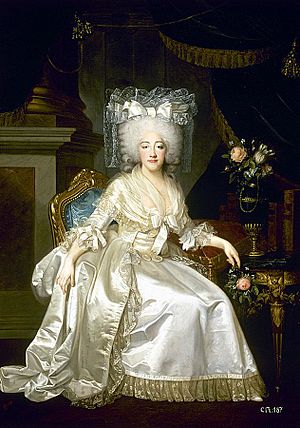 Archivo:Joseph Boze en collaboration avec Robert Lefèvre, Portrait de Marie-Joséphine-Louise de Savoie, comtesse de Provence (1786)