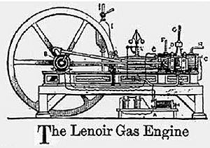 Archivo:Lenoir gas engine 1860