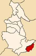 Location of the province Paucar del Sara Sara in Ayacucho.png